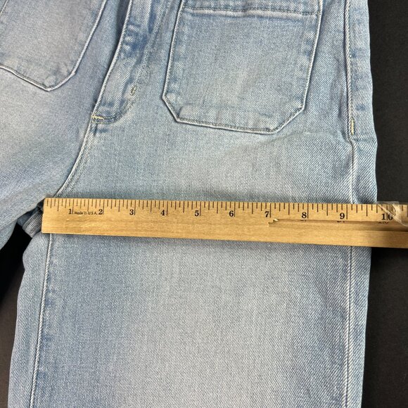 Rolla's Jeans Women's 25x27* High Rise Wide Leg Light Blue Cotton Denim Tag 27 - Picture 14 of 16